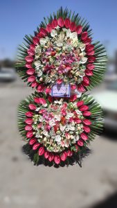 تاج گل فانتزی دوطبقه (کد 161)