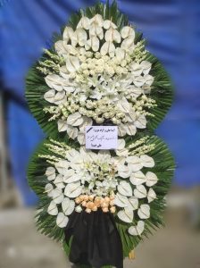 تاج گل دوطبقه لاکچری فانتزی کد (156)